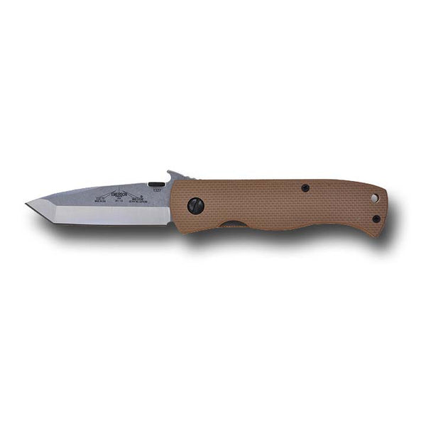 Emerson CQC-7V SF Tan Folding Knife W/ Wave Feature