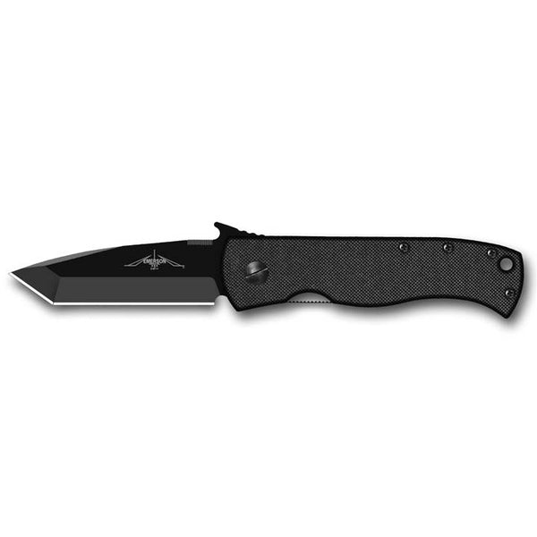 Emerson CQC-7BW BT Black on Black Folding Knife W/ Wave Feature